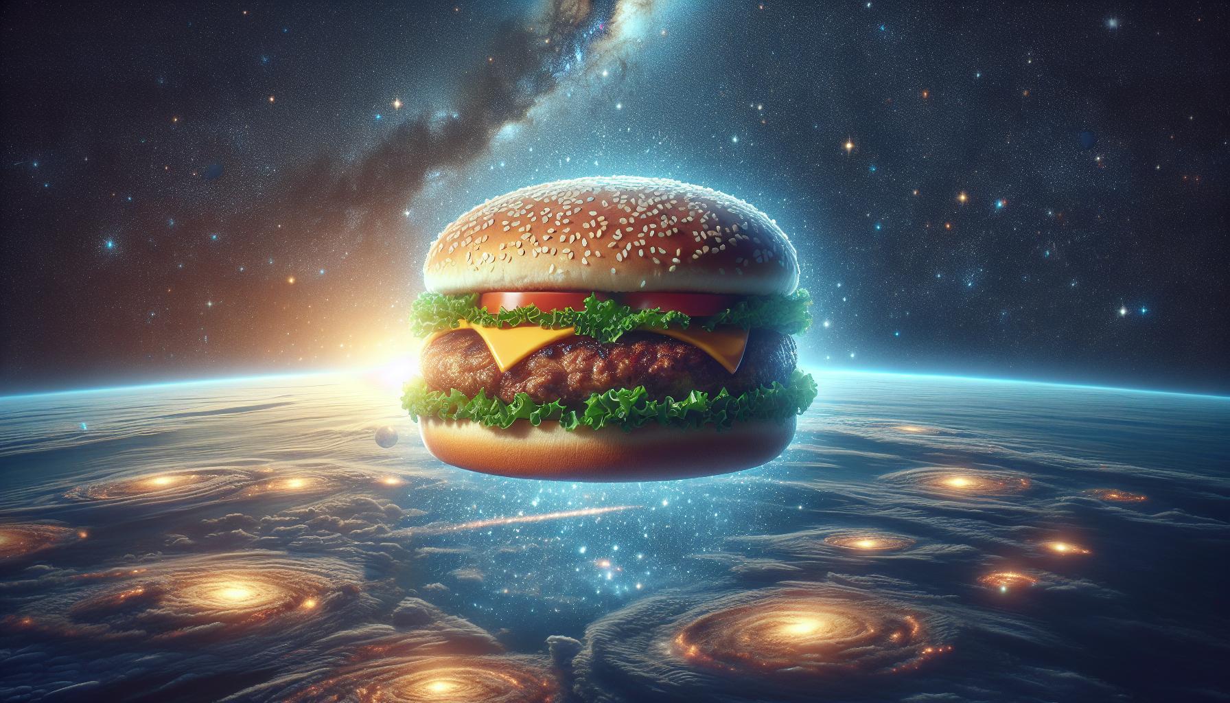 Intergalaktische Burger Entdeckung
