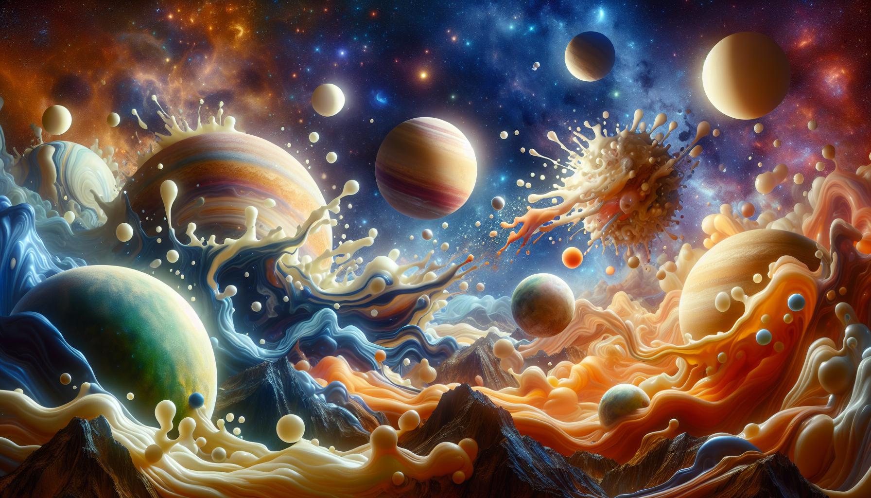 Interstellarer Pudding-Plausch der Planetenbildung