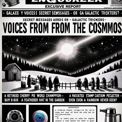 Menschen hören Stimmen aus dem All – und folgen ihnen.