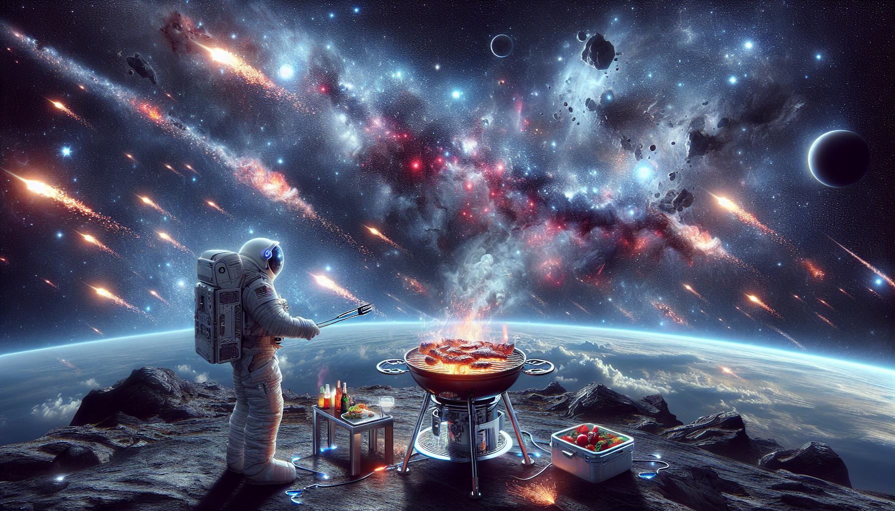Kosmisches BBQ im Universum