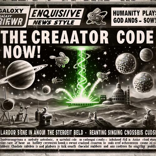 Wissenschaftler entschlüsseln den genetischen Code des Universums und beginnen, eigene Welten zu erschaffen – mit unvorhersehbaren Folgen.