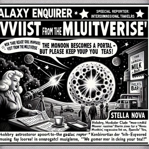 Der Mond wird zu einem Sprungbrett für interdimensionale Reisen.