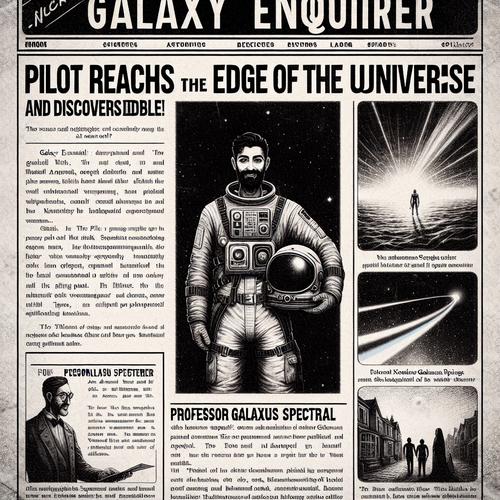 Ein Pilot fliegt weiter, als es je jemand gewagt hat – und erreicht das Ende des Universums.