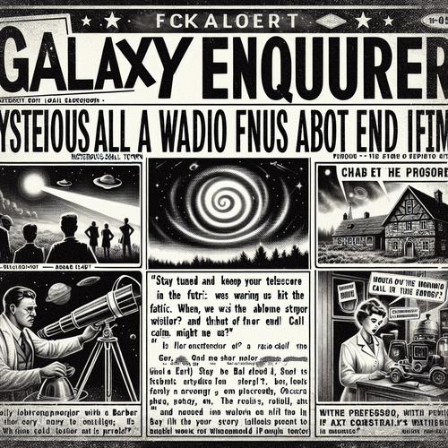 Ein Radiosignal aus der Zukunft warnt vor dem Ende der Zeit.