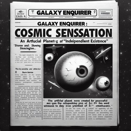 Ein künstlicher Planet beginnt, sich selbstständig zu machen und einen eigenen Willen zu entwickeln.