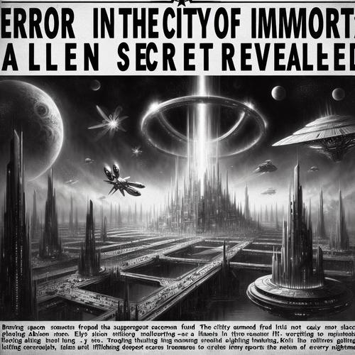 In einer schimmernden Stadt im All, die ewiges Leben verspricht, entdecken Besucher ein schreckliches Geheimnis, das die Stadt von innen heraus zerfrisst.