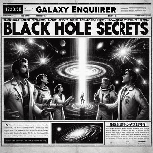 Eine Expedition wagt sich in ein Schwarzes Loch – und entdeckt, dass dort etwas lebt.