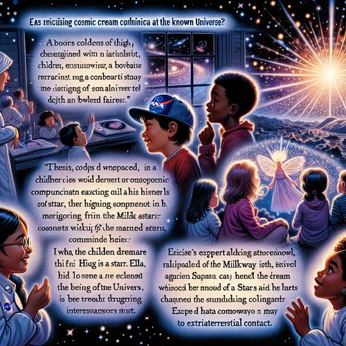 Kinder in einer Kolonie träumen von Sternengeburten – und treten in Kontakt mit dem Ursprung des Kosmos.