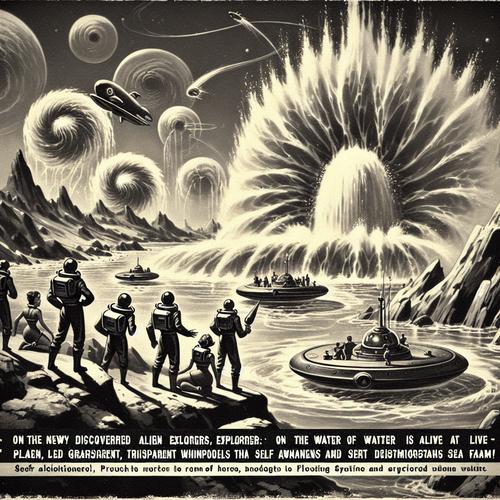 Ein Tiefseeplanet wird erkundet — doch das Wasser lebt und denkt.