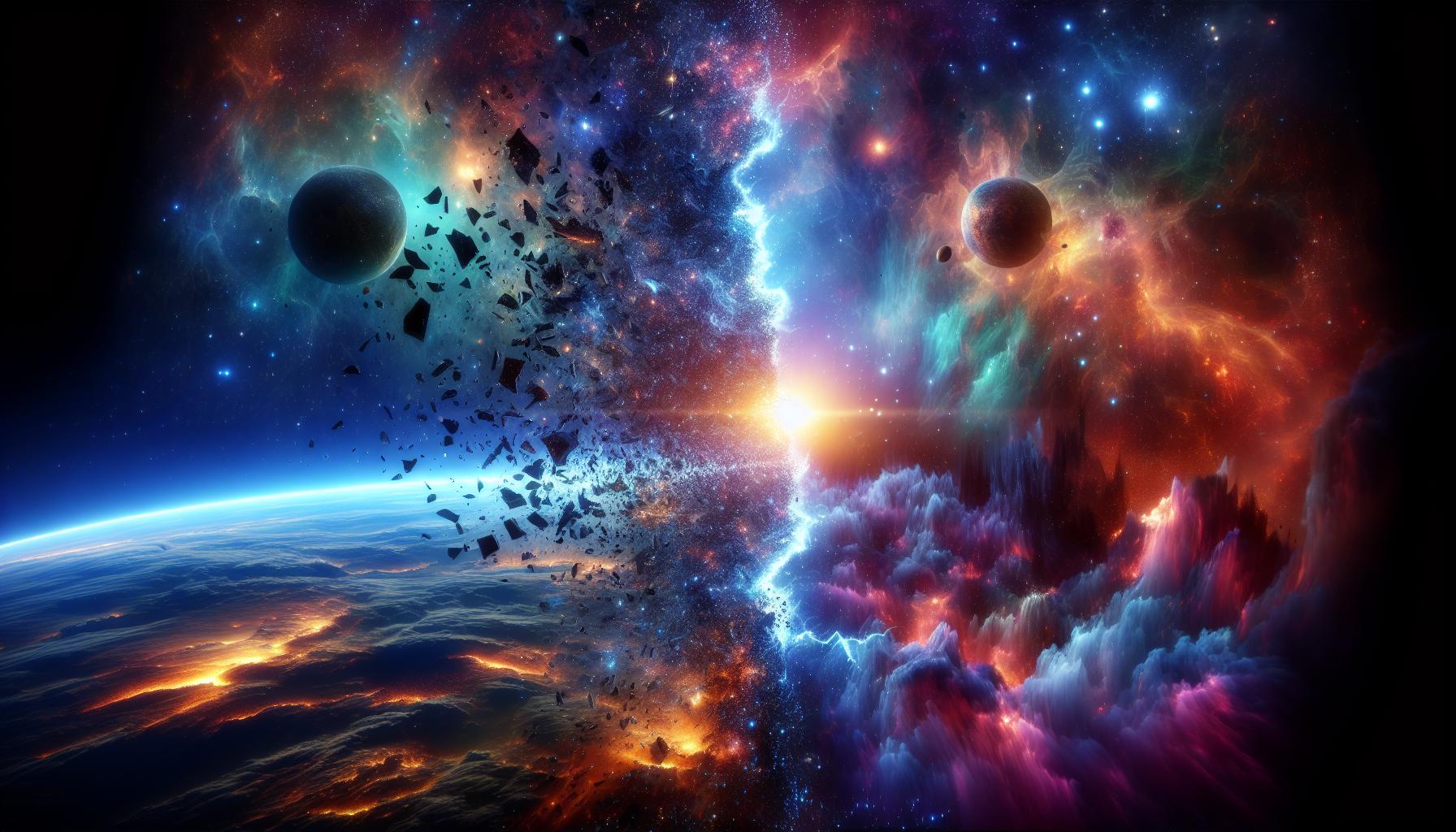 Universum und der Big Rip: Ein kosmatischer Zerfall