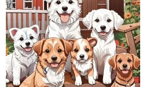 Süße Hunde Malbuch