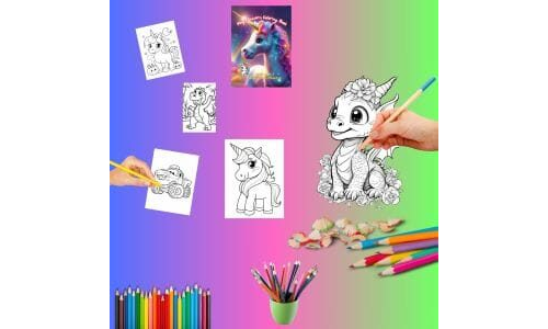 Malbuch Mix für Kinder