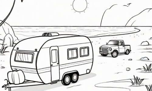 Tolle Ausmalbilder - Sightseeing