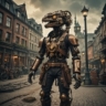 Steampunk Dinosaurier Gratis Malvorlagen